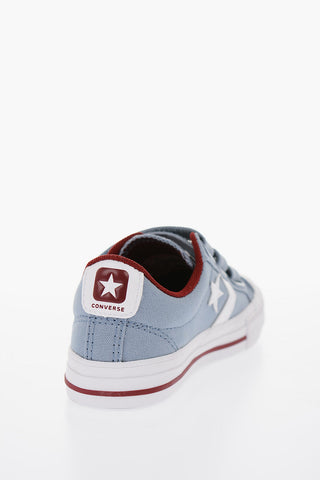 ALL STAR Fabric Sneakers with Touch Strap Closure