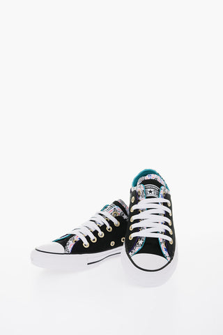 ALL STAR All Over Logo Fabric Sneakers 