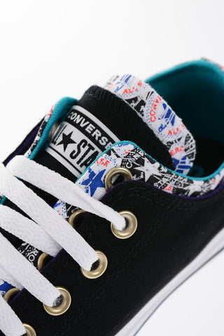 ALL STAR All Over Logo Fabric Sneakers 