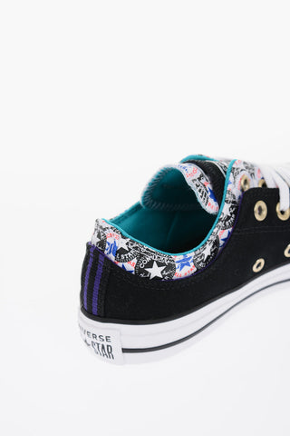 ALL STAR All Over Logo Fabric Sneakers 
