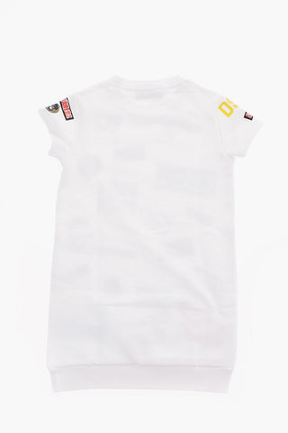 Vestito in Felpa con Stampa