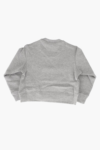 Lace Details Crew-Neck Sweatshirt