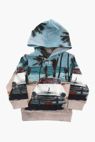 Printed Hoodie Sweatshirt