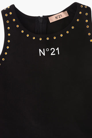 A-Line Dress With Jewel Details