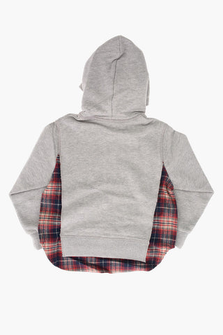 Tartan Details Sweatshirt