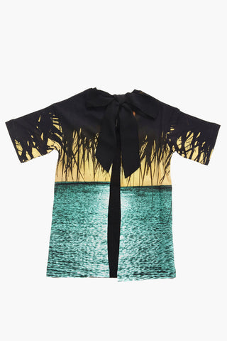 Bow Back Shirt Dress