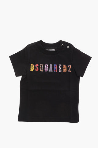 T-shirt in Jersey con Stampa Logo
