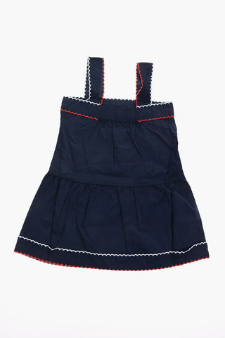 Vestito a Trapezo in Cotone