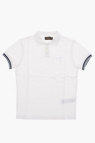 2 Button Polo With Logo-Embroidery