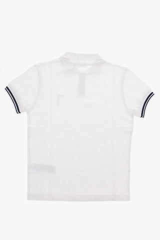 2 Button Polo With Logo-Embroidery