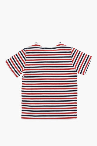 Striped Crew-Neck T-shirt
