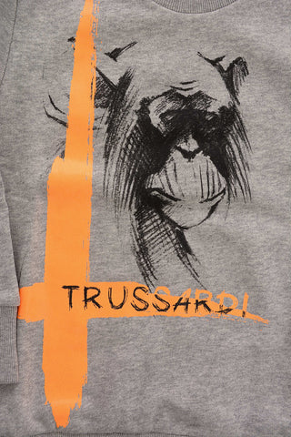 Crew-Neck Sweatshirt with Print