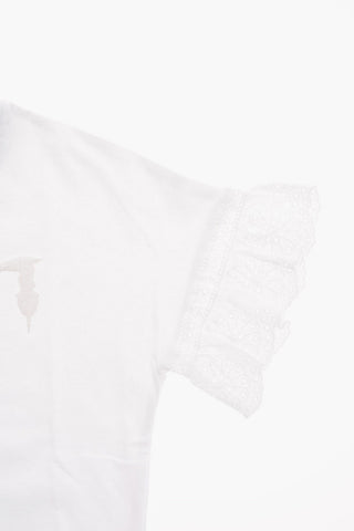 T-shirt con Manica Sangallo