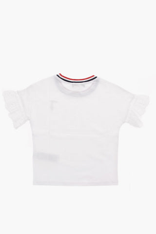 T-shirt con Manica Sangallo