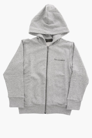 Felpa con Cappuccio e Chiusura Zip