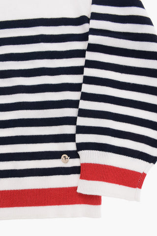 Striped Crew-Neck Sweater