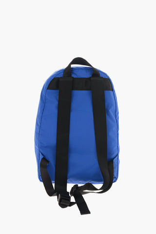 Logo-Print Fabric Backpack