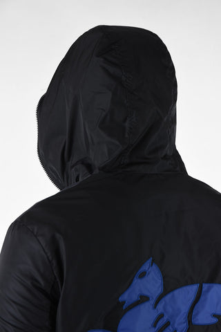embroidered full zip hooded  regular fit outerwear