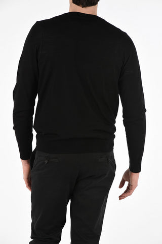 maglia girocollo in lana