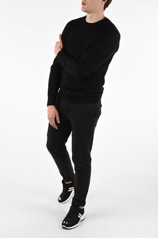 maglia girocollo in lana