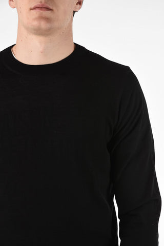 maglia girocollo in lana