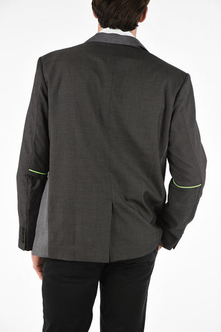 center vent notch lapel 2-button blazer