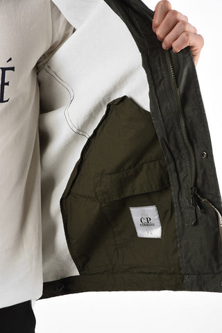 flax jacket with Extractable Hood