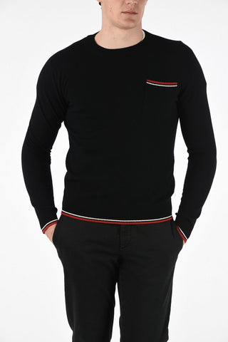 maglia girocollo in lana