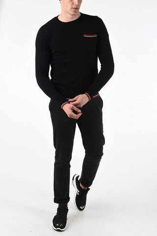 maglia girocollo in lana
