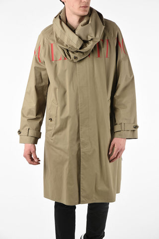 hidden closure coat with Hood