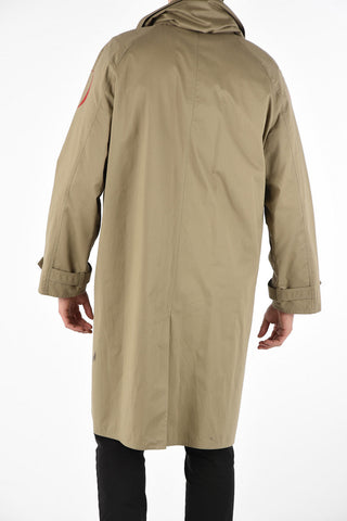 hidden closure coat with Hood