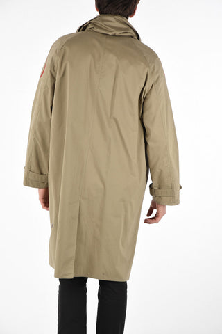hidden closure coat with Hood