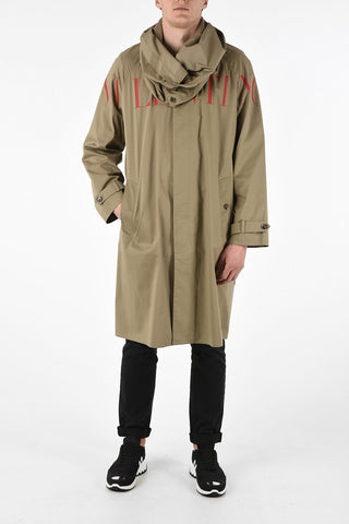 hidden closure coat with Hood