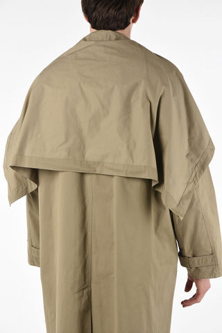 hidden closure coat with Hood