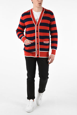 cardigan awning striped bicolore