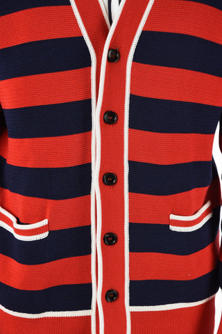 cardigan awning striped bicolore
