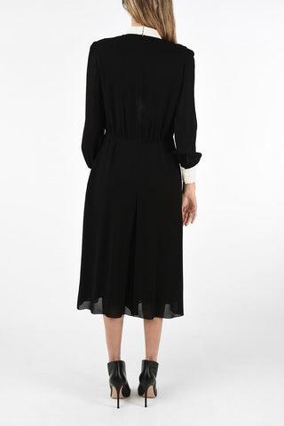 cascade collar Flared Jumpsuit