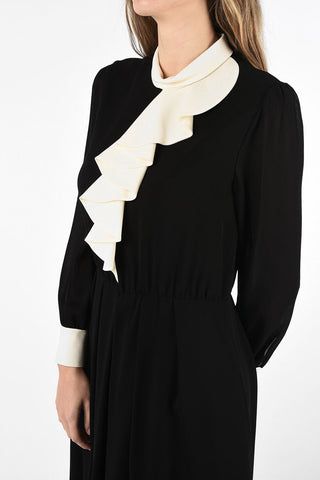 cascade collar Flared Jumpsuit