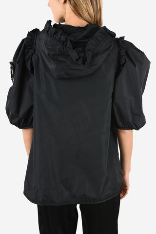 SIMONE ROCHA 4 GENIUS ruffled hooded outerwear