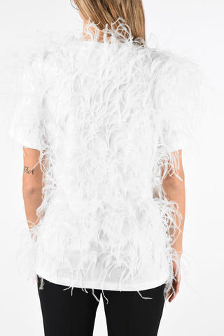 Ostrich Feather Jersey T-shirt