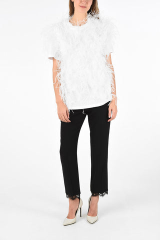 Ostrich Feather Jersey T-shirt