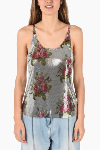 Roses-print top