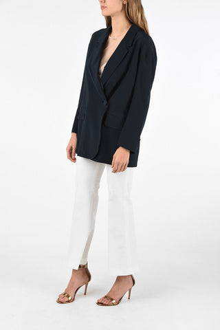 silk BAUHAUS notch lapel blazer