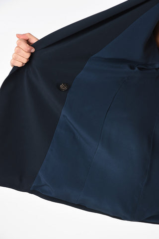 silk BAUHAUS notch lapel blazer