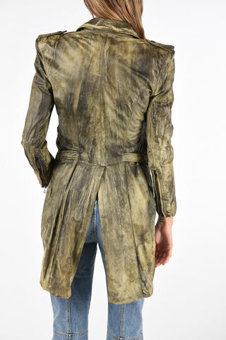 leather biker jacket