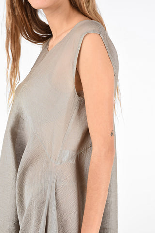 Sheer Asymmetric shift dress