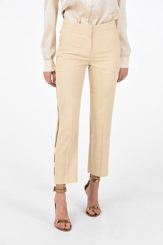 High Waist Pants with Hidden Closure
