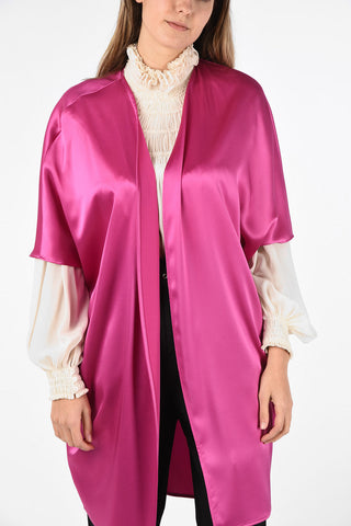 Satin Oversize Blazer