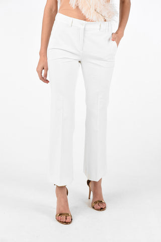 OLYMPE Mid-rise waist bootcut pants