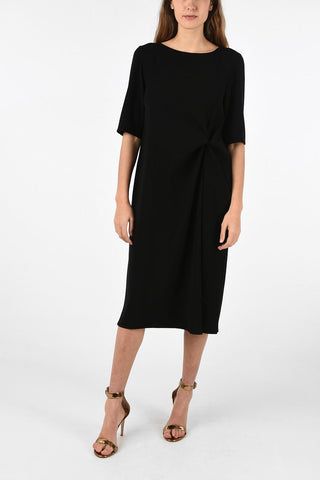 GIORGIO ARMANI Short Sleeve dress with Draped